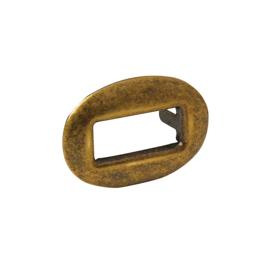Oval Twist Lock for Bags – 20×30mm, 1 Set | Bag Making Hardware