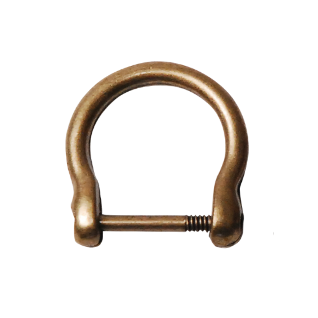 Screw-On U-Shaped Rings for 15mm Bag Straps – 2 pcs | Bag Hardware