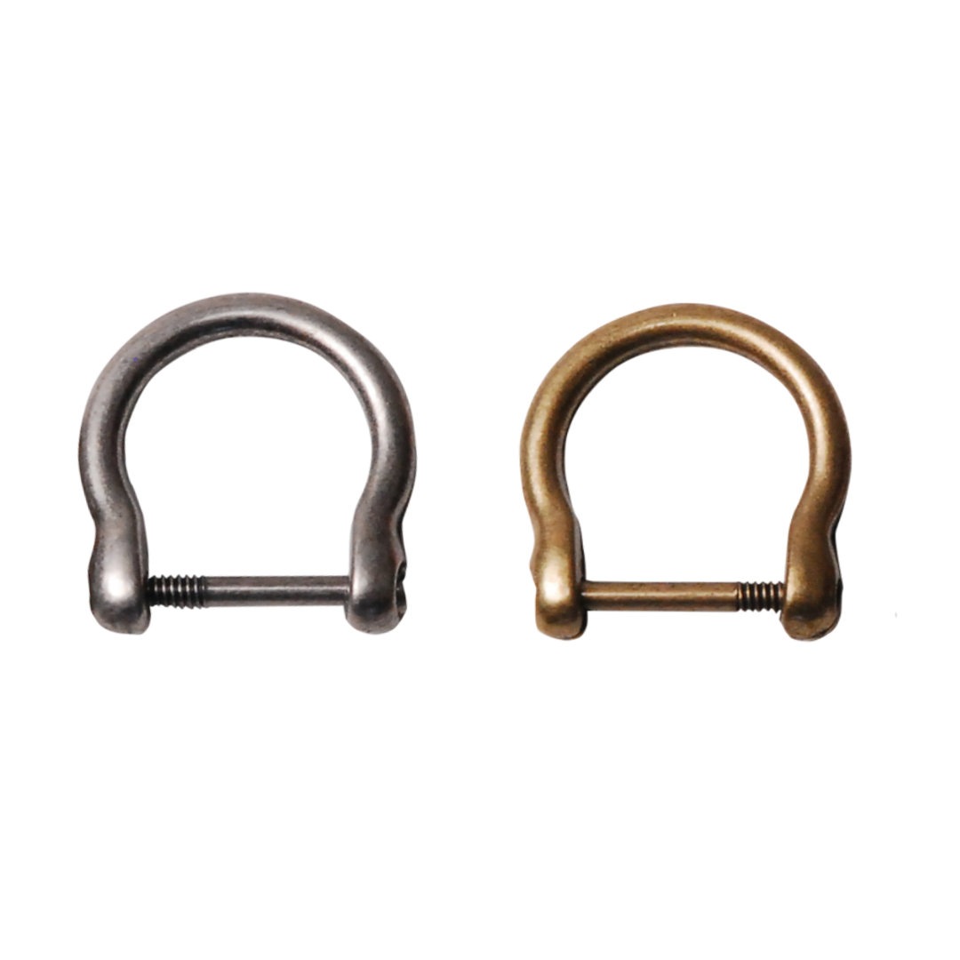 Screw-On U-Shaped Rings for 15mm Bag Straps – 2 pcs | Bag Hardware