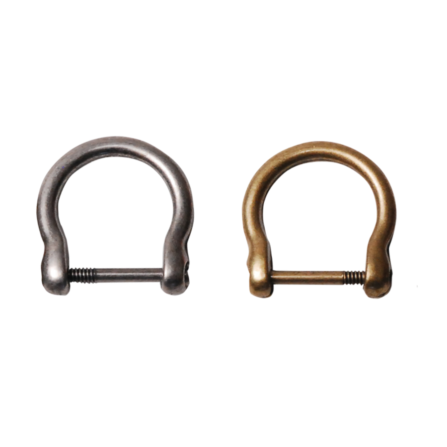 Screw-On U-Shaped Rings for 15mm Bag Straps – 2 pcs | Bag Hardware
