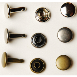 Brass Rivets for Leather &amp; Bag Making – 13mm × 11mm, 10 pcs