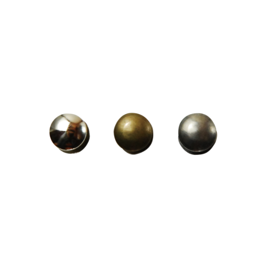 Long-Post Brass Screw Rivets for Bags – 8mm, 2 pcs | Bag Hardware