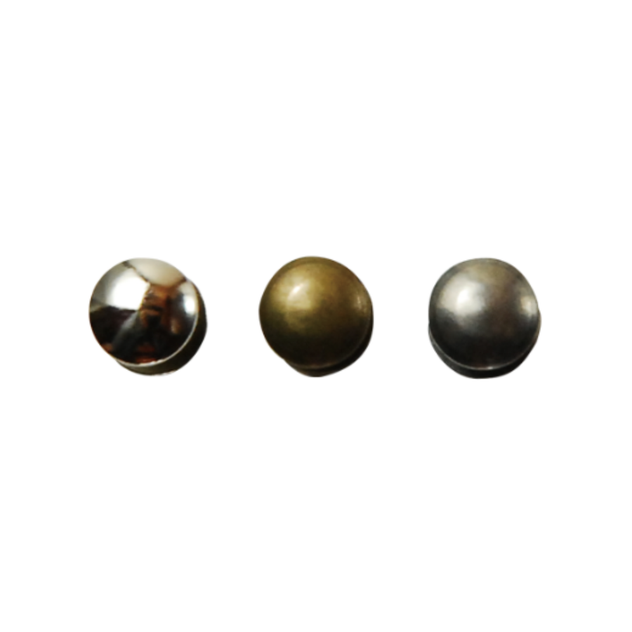 Long-Post Brass Screw Rivets for Bags – 10mm, 2 pcs | Bag Hardware