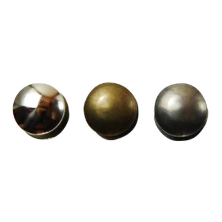 Long-Post Brass Screw Rivets for Bags – 14mm, 2 pcs | Bag Hardware