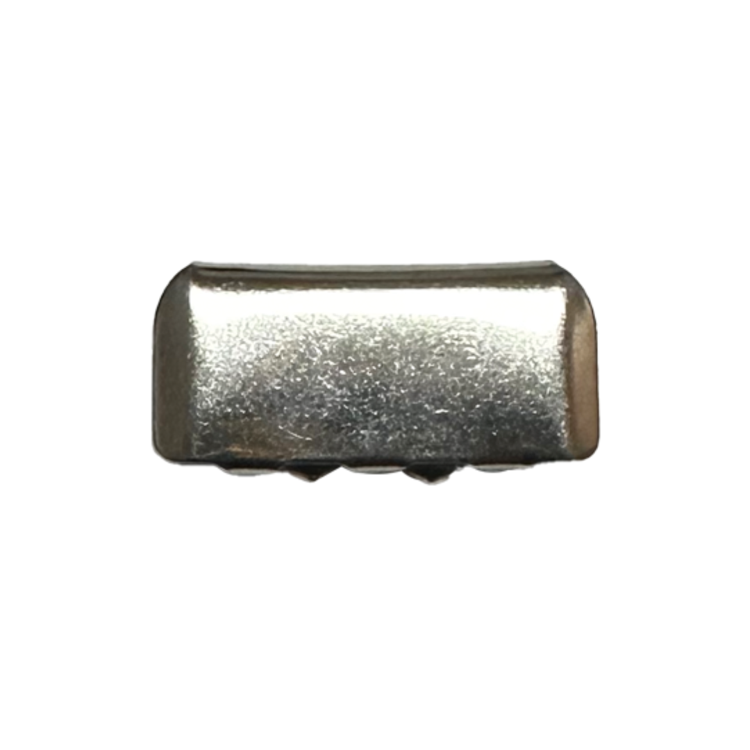 Ribbon End Tips for 20mm Straps – 20×9mm, 2 pcs | Bag Hardware