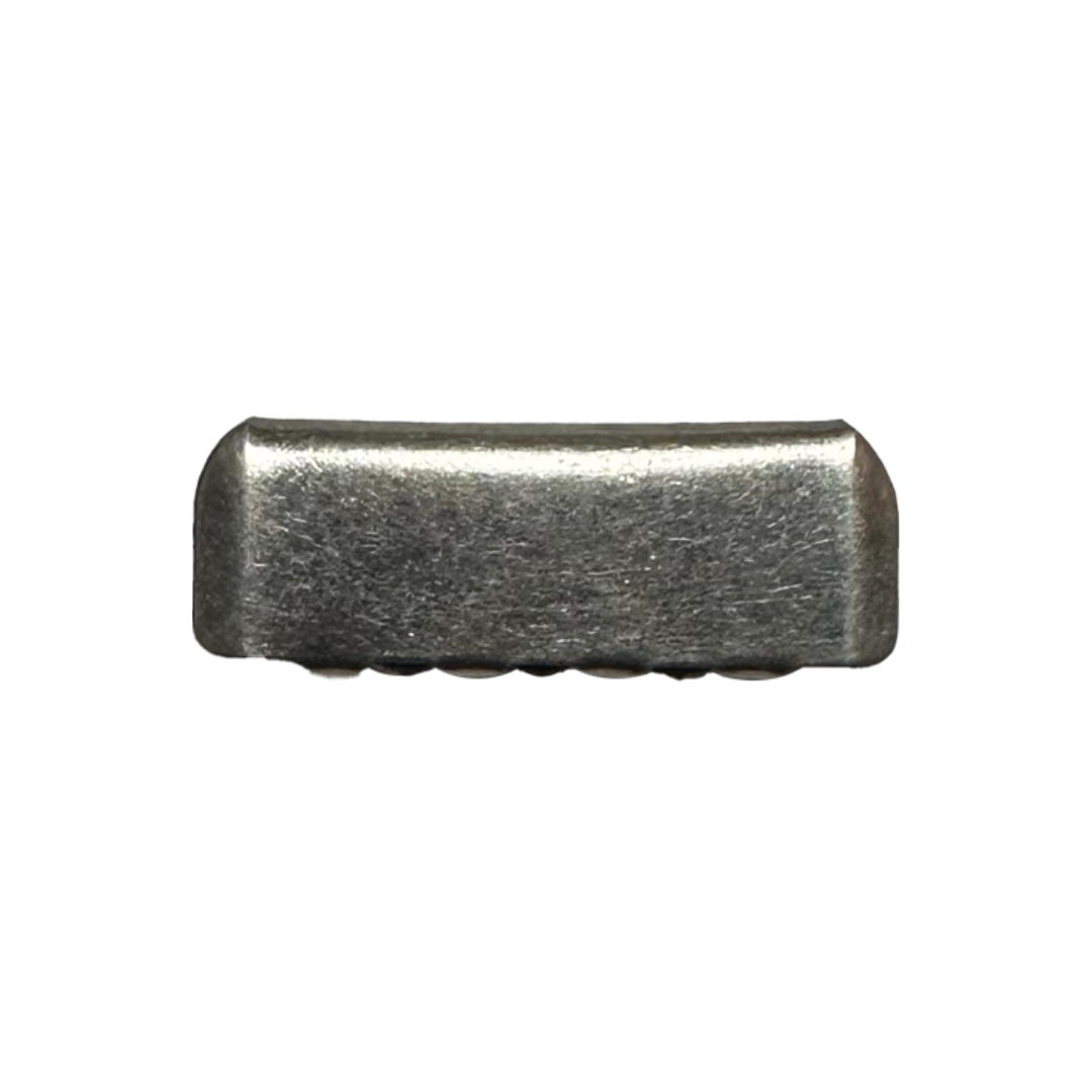 Ribbon End Tips for 25mm Straps – 25×9mm, 2 pcs | Bag Hardware