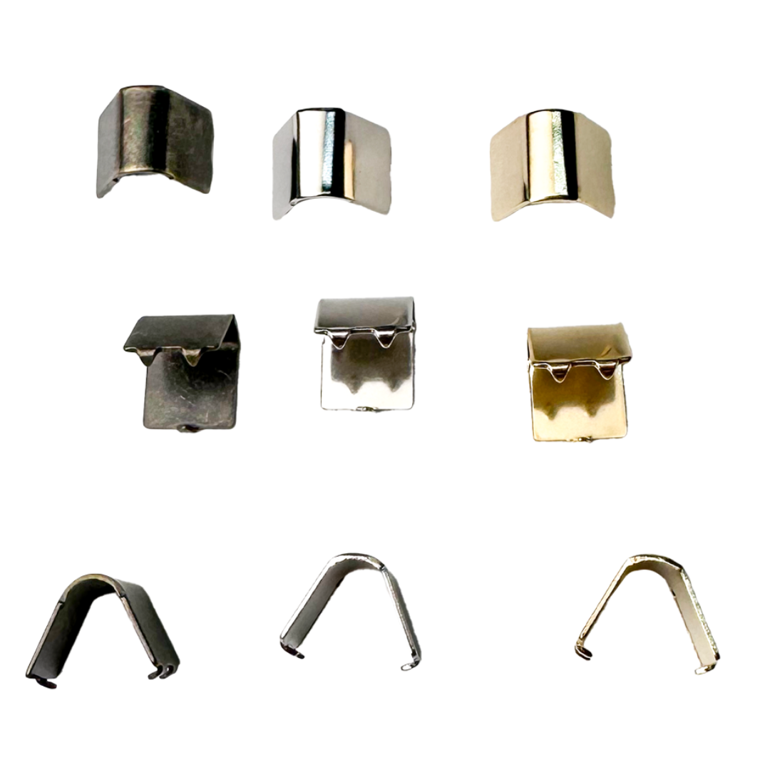 Prong Bag Corner Protectors – 9×8mm, 4 pcs | Bag Making Hardware