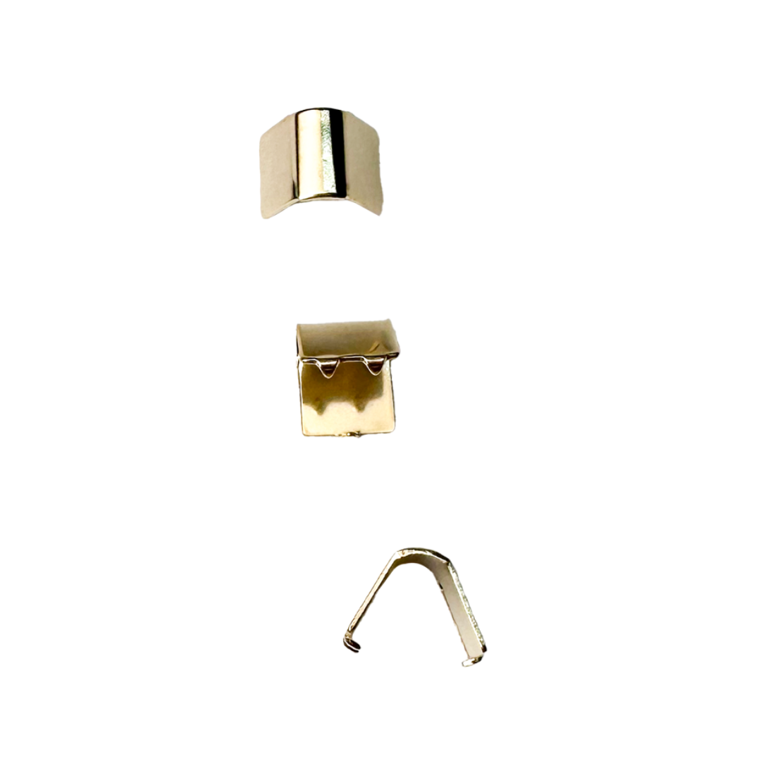 Prong Bag Corner Protectors – 9×8mm, 4 pcs | Bag Making Hardware