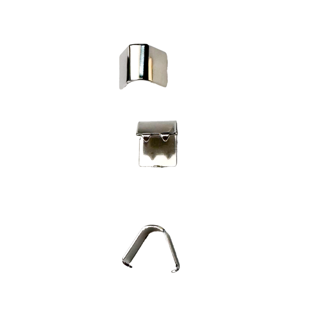 Prong Bag Corner Protectors – 9×8mm, 4 pcs | Bag Making Hardware