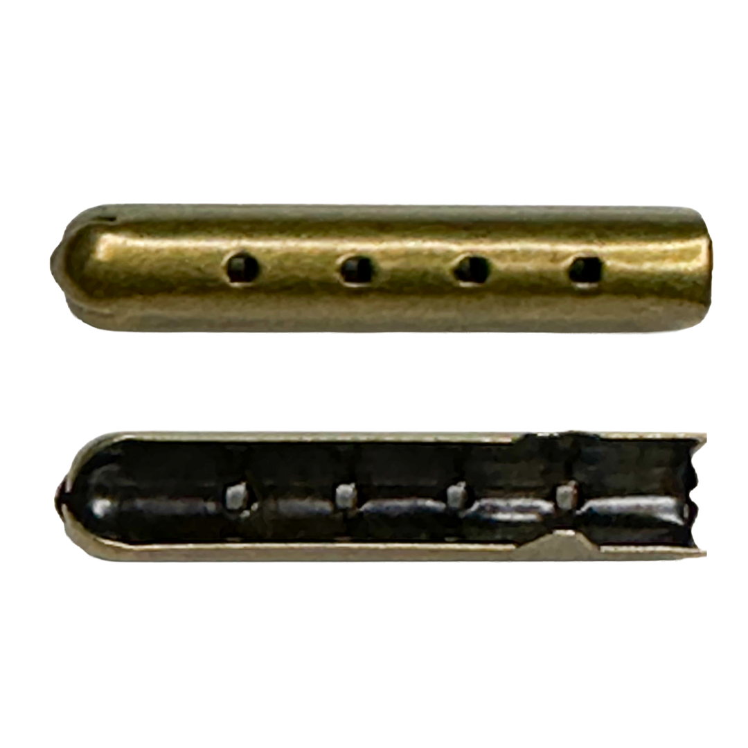 Brass Cord End Tips for 5mm Cords – 2 pcs | Bag Making Supplies
