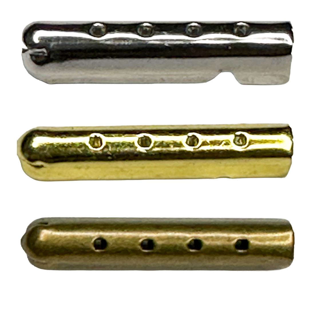 Brass Cord End Tips for 5mm Cords – 2 pcs | Bag Making Supplies