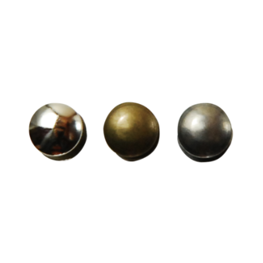 Brass Screw Rivets for Bags – 12mm, 2 pcs | Bag Making Hardware