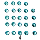 Glass Rhinestones – Ø3mm (Set of 5 Bags)
