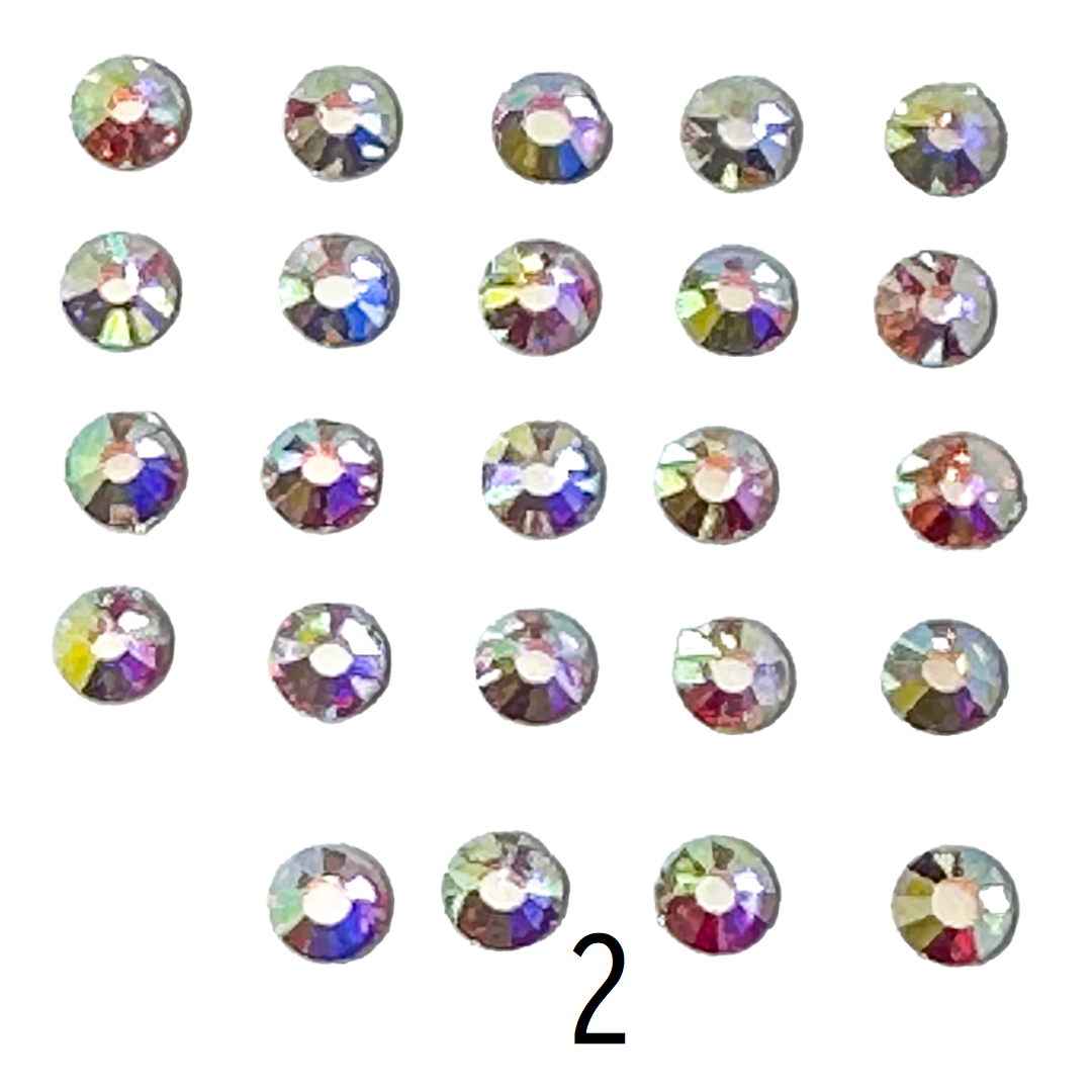 ガラスラインストーン（5袋セット）Ø4mm