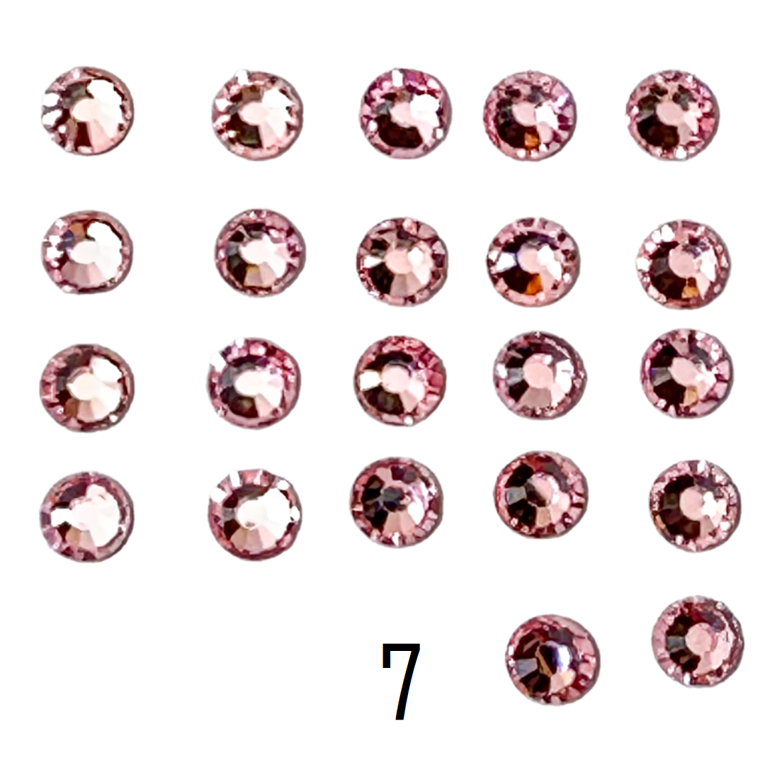 ガラスラインストーン（5袋セット）Ø4mm