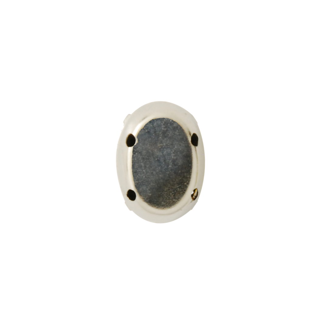 オーバルストーン（爪付き）（小）13mm × 18mm × 7mm
