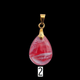 Teardrop Glass Bead Charm – 13mm × 18mm (1 pc)
