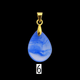 Teardrop Glass Bead Charm – 13mm × 18mm (1 pc)
