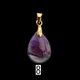 Teardrop Glass Bead Charm – 13mm × 18mm (1 pc)