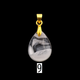 Teardrop Glass Bead Charm – 13mm × 18mm (1 pc)