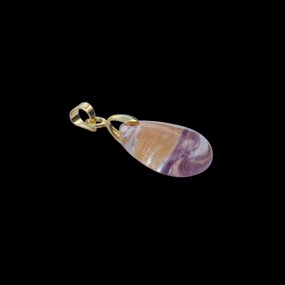 Teardrop Glass Bead Charm – 13mm × 18mm (1 pc)