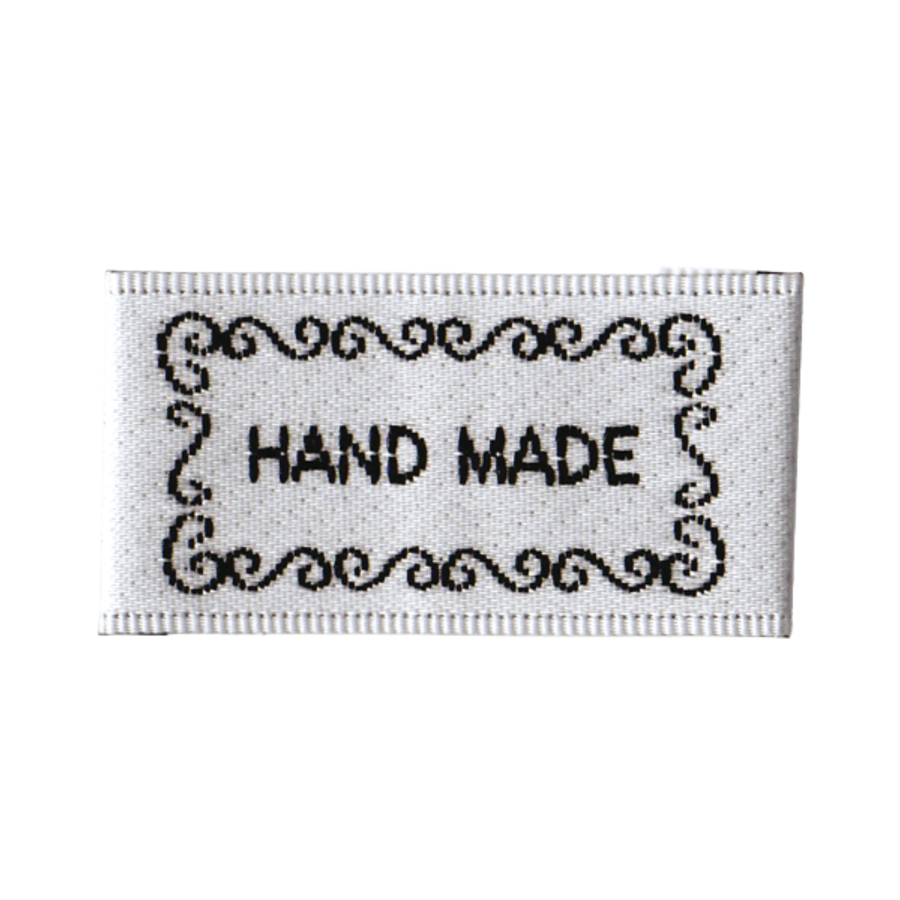 HAND MADE Polyester Sewing Labels – 16 × 32mm, 3 pcs | Craft Supplies