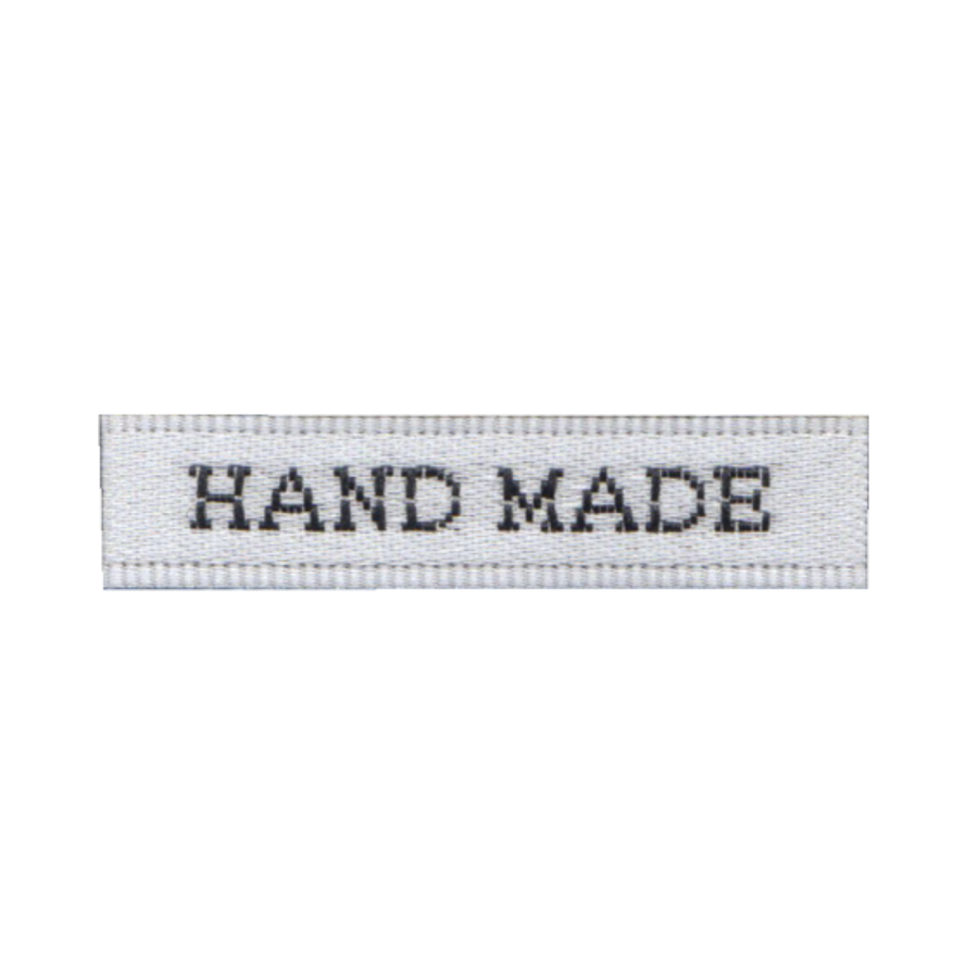 HAND MADE Polyester Sewing Labels – 7 × 31mm, 3 pcs | Craft Supplies