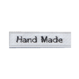 HAND MADE Polyester Sewing Labels – 8 × 34mm, 3 pcs | Craft Supplies