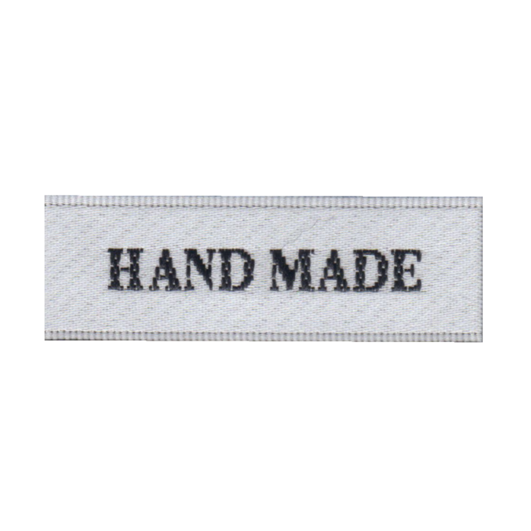 HAND MADE Polyester Sewing Labels – 13 × 42mm, 3 pcs | Craft Supplies