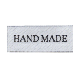 HAND MADE Polyester Sewing Labels – 18 × 42mm, 3 pcs | Craft Supplies