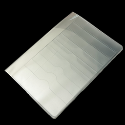 Clear PVC Medication Notebook Case – 6 Pockets, 1 pc | Made in Japan