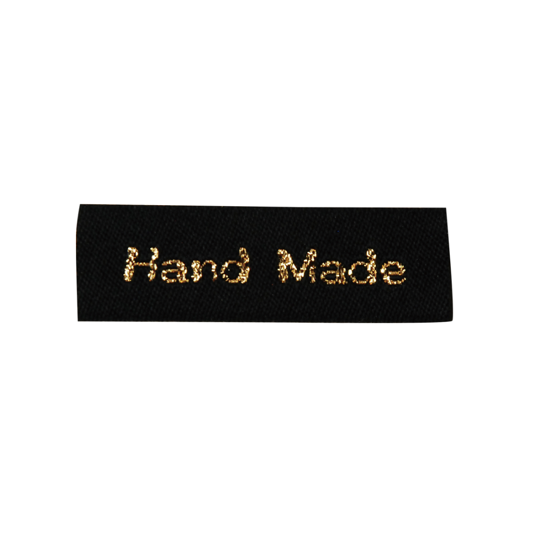 HAND MADE Polyester Sewing Labels – 13 × 42mm, 3 pcs | Craft Supplies