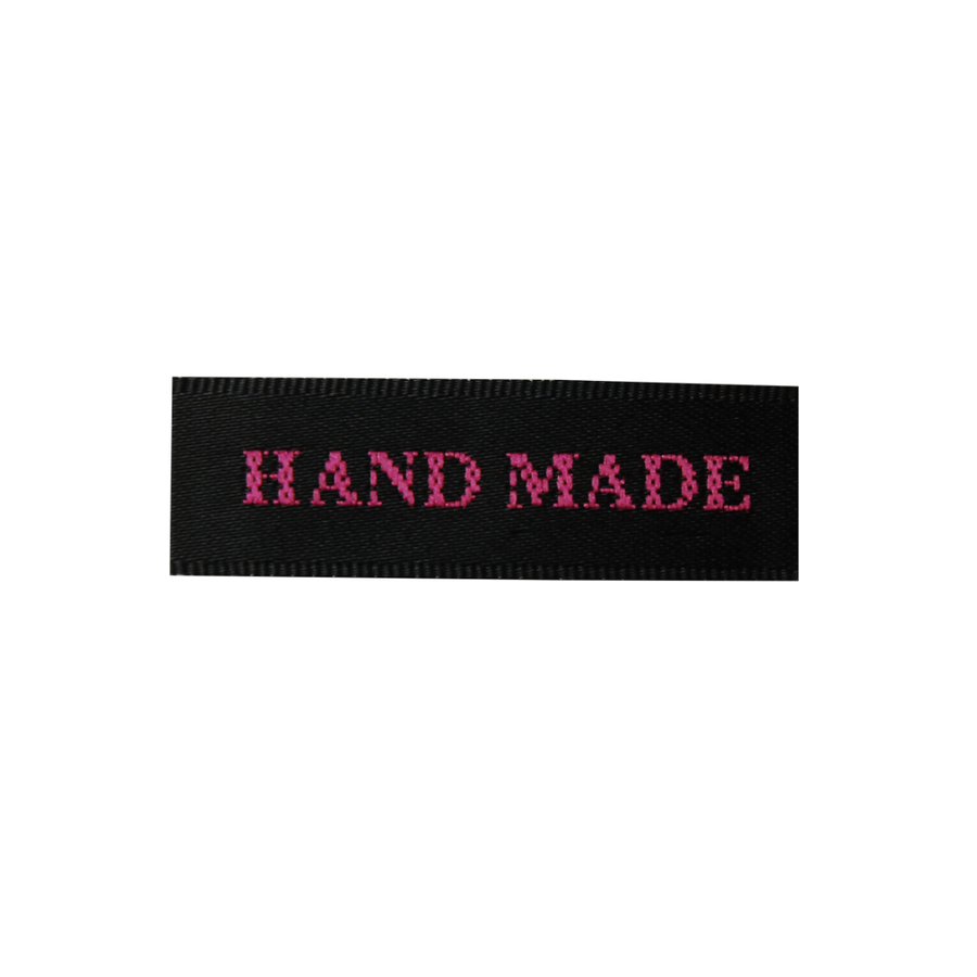 HAND MADE Polyester Sewing Labels – 13 × 42mm, 3 pcs | Craft Supplies