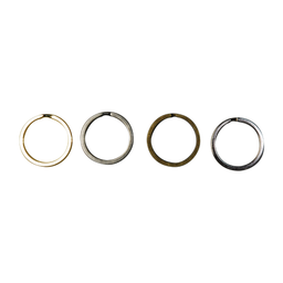 Flat Split Key Rings – 20mm, 2 pcs | Keychain &amp; Bag Making Hardware