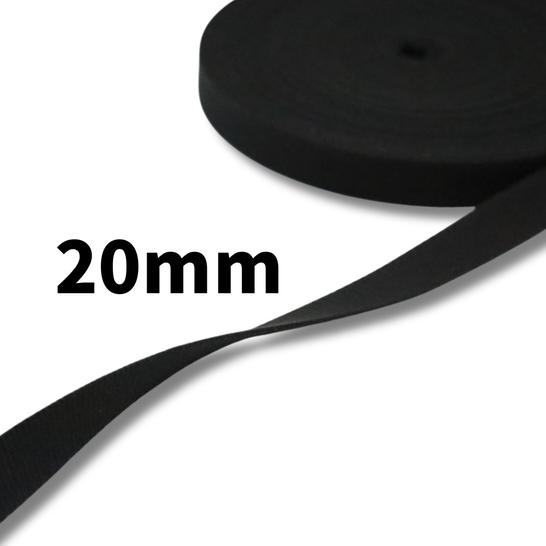 Japanese Acrylic Bag Strap Tape – 20mm × 10m Roll | Bag Making Supplies