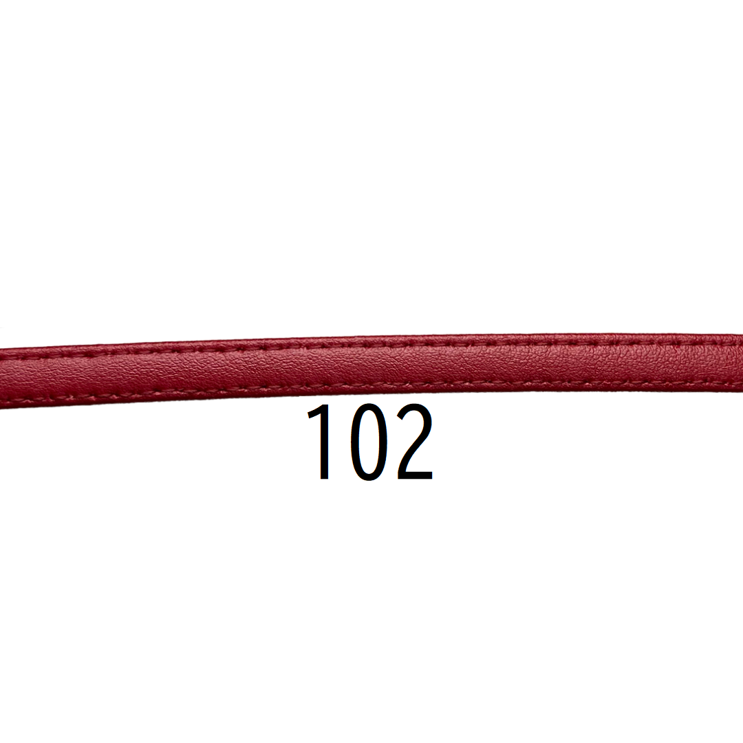 フェイクレザー四つ折りステッチテープ 10mm×10m