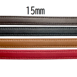 Faux Leather Quad-Fold Stitch Tape – 15mm × 10m (1 roll)