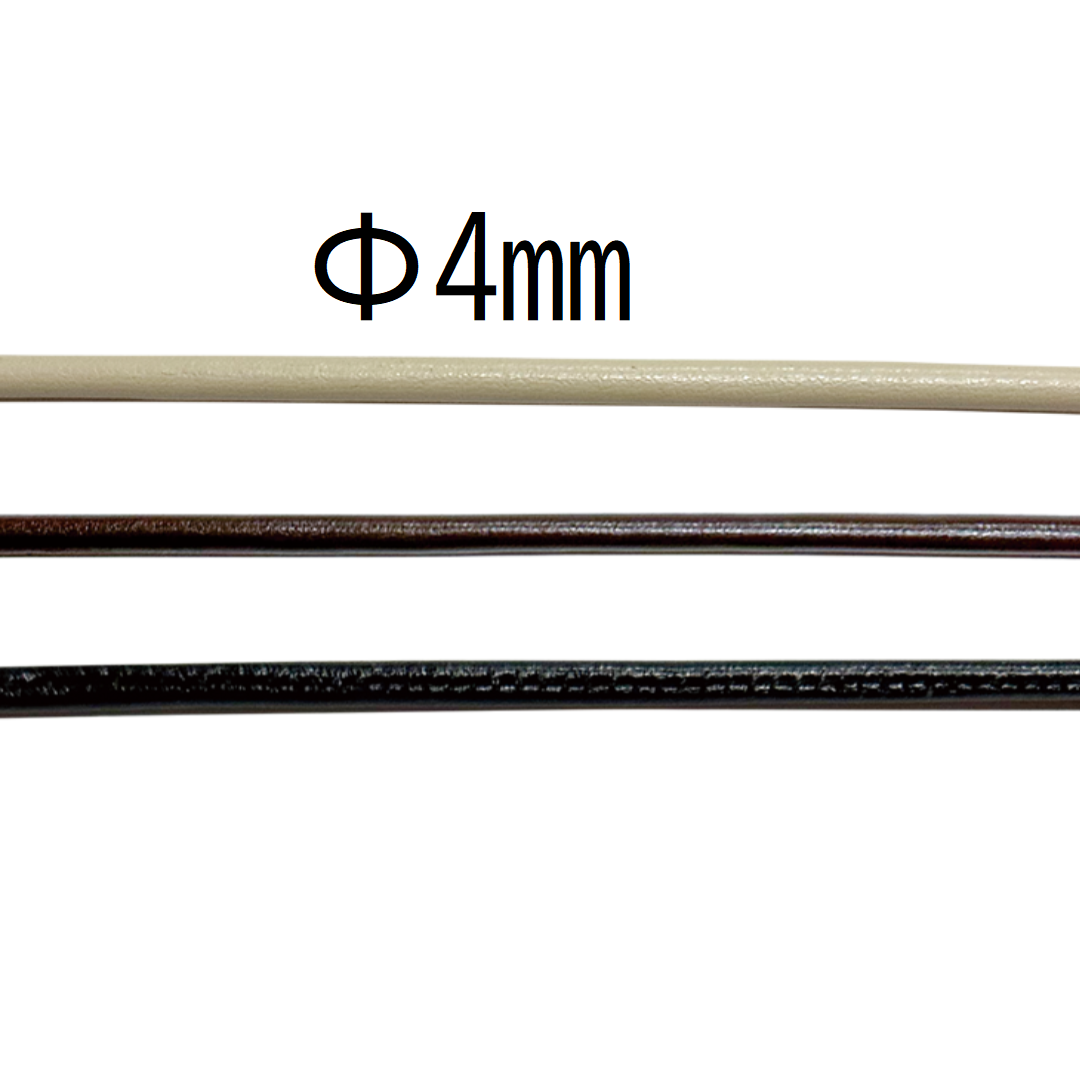 Faux Leather Loop – Ø4mm × 12.5m (1 roll)