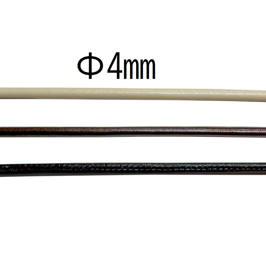 フェイクレザーループ Ø4mm × 12.5m