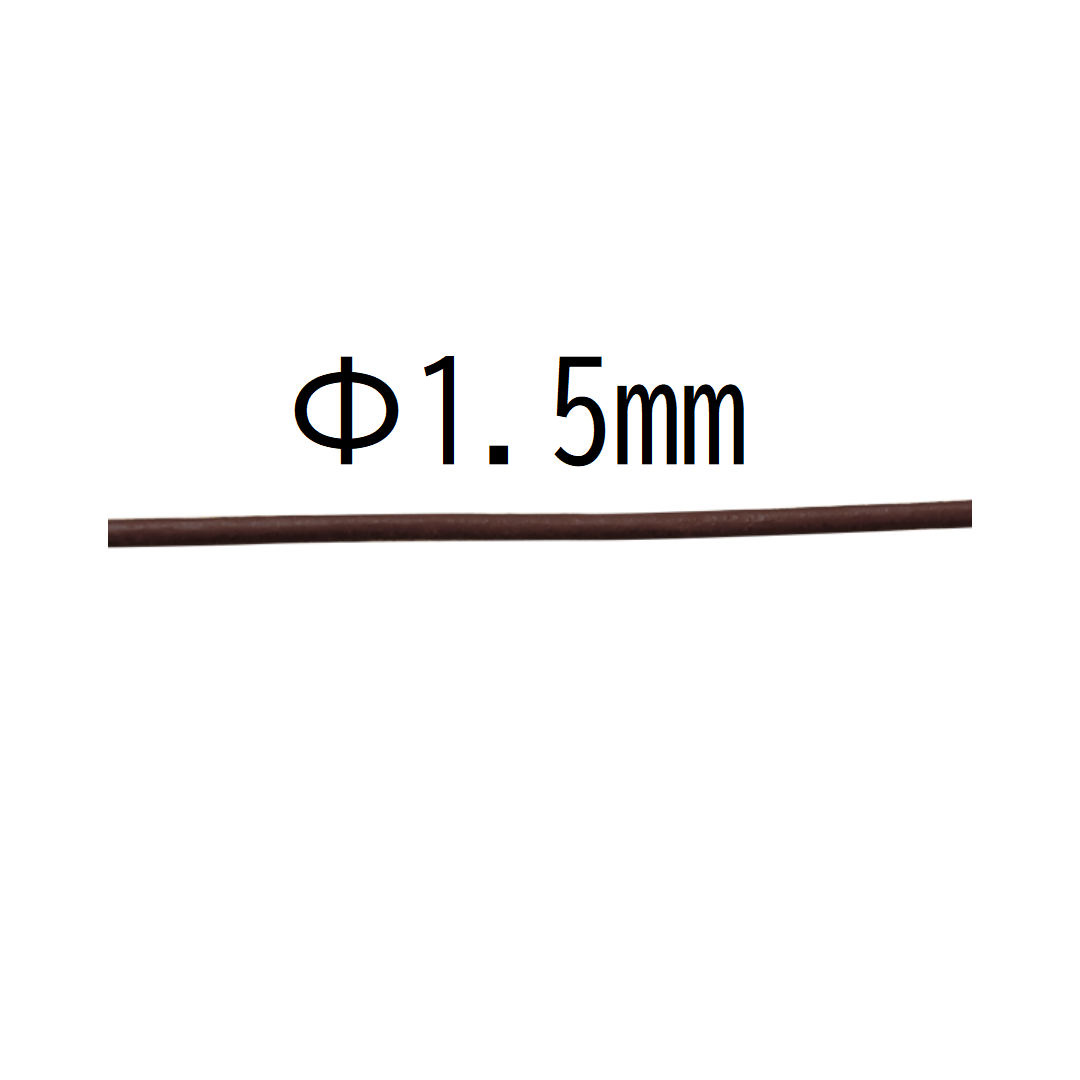 丸革紐 Ø1.5mm × 25m