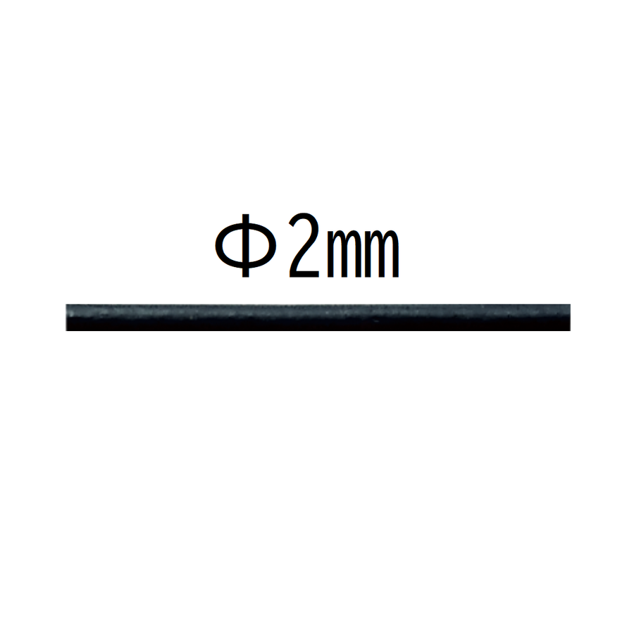 丸革紐 Ø2mm × 25m
