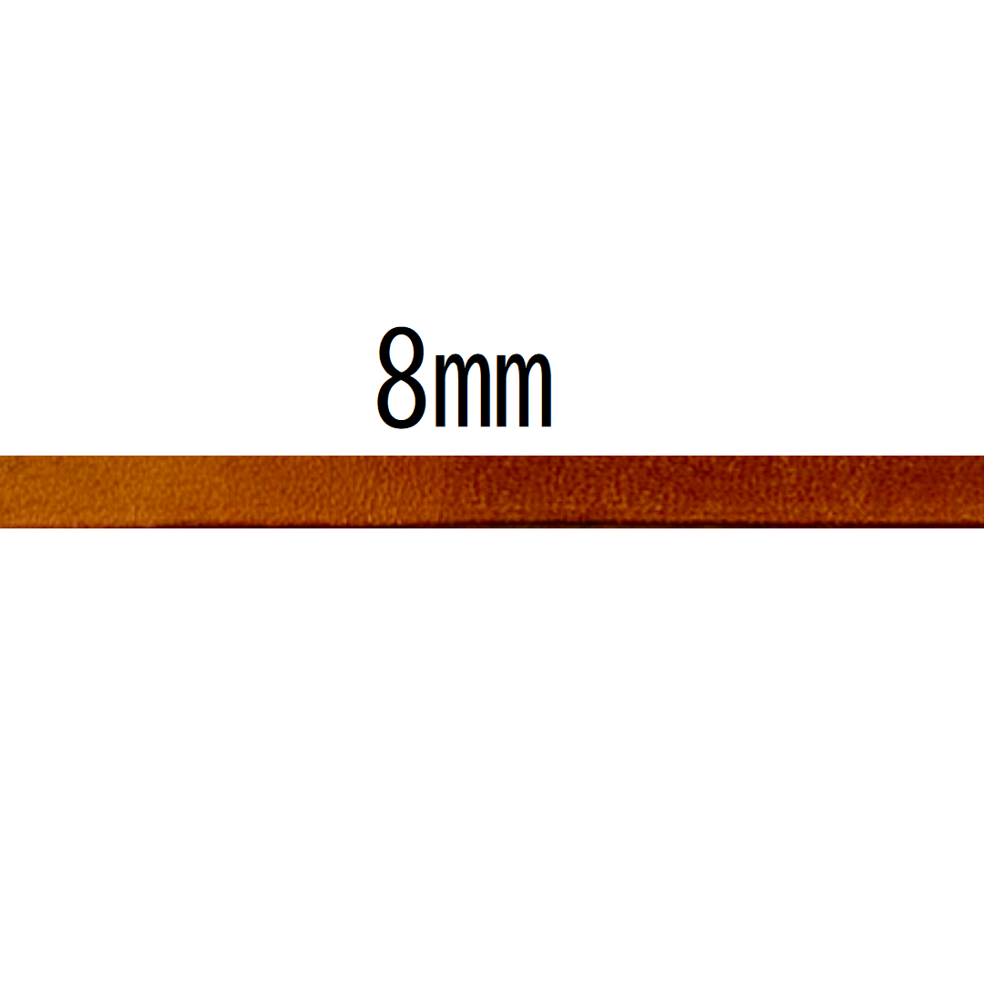 Thick Natural Leather Tape – 8mm × 10m