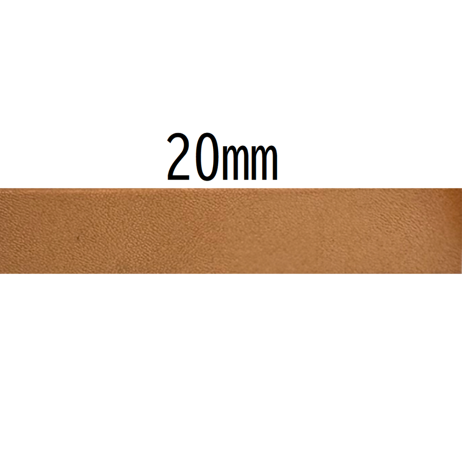 Thick Natural Leather Tape – 20mm × 10m (1 roll)