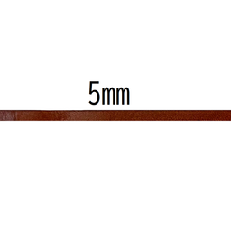 Thick Natural Leather Tape – 5mm × 10m (1 roll)