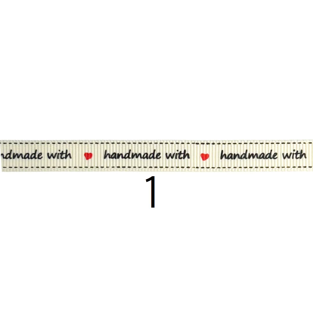 English Logo Ribbon – 10mm × 15m (1 roll)