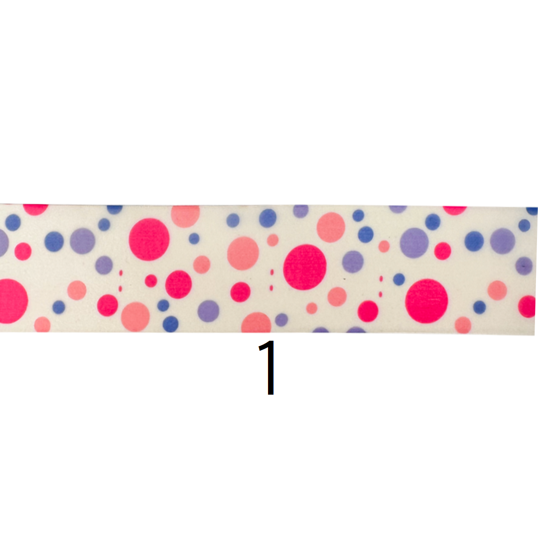 Sheer Polka Dot Ribbon – 38mm × 15m (1 roll)