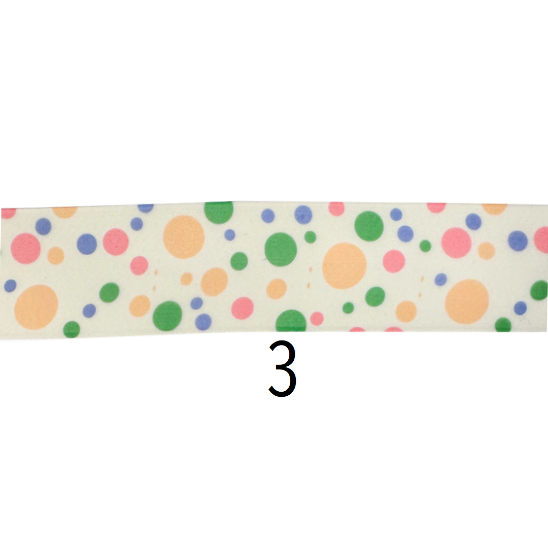Sheer Polka Dot Ribbon – 38mm × 15m (1 roll)