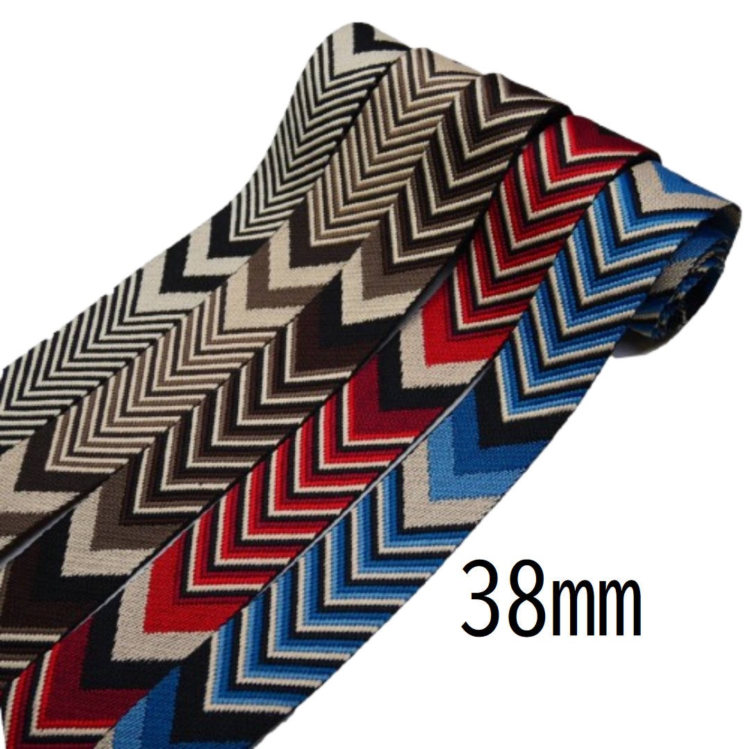 Random Herringbone Tape – 38mm × 11m (1 roll)