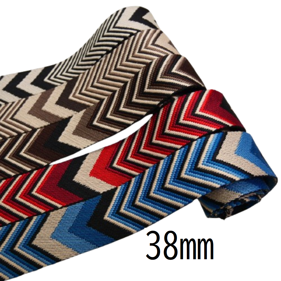 Random Herringbone Tape – 38mm × 11m (1 roll)
