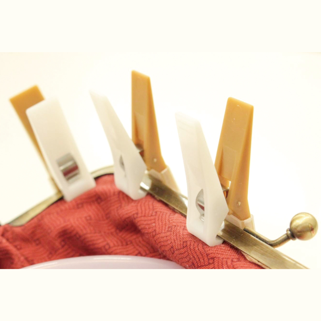 Purse Frame Fixing Clips – 12×48mm, 4 pcs | Purse Making Tools